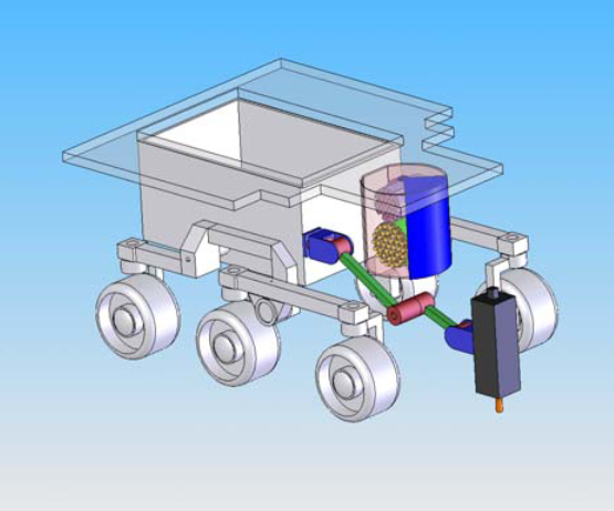 Rover concept for coring tool