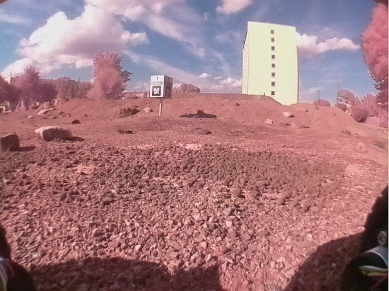 Hazcam view