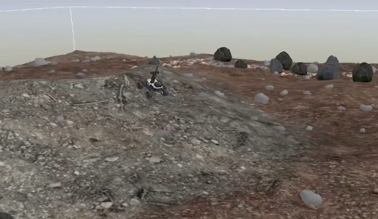 Leo Rover in Gazebo simulation
